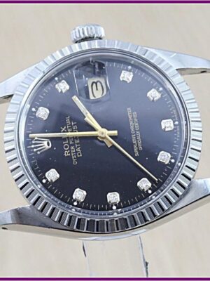 Rolex 16030 Stainless Steel Engine-Turned Bezel 36mm (Head Only)