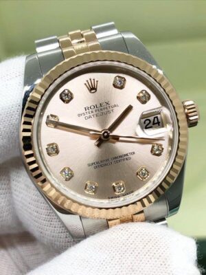 Rolex Datejust 31 178271 Two-Tone Rose Gold Diamond Dial (2013)